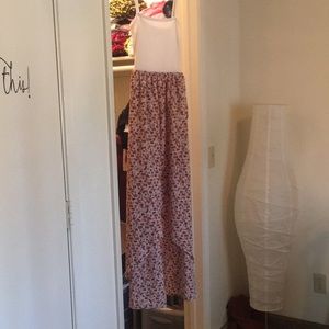 High-low long summer dress